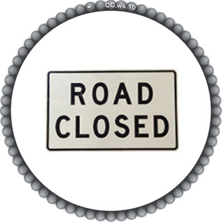 ROAD CLOSED