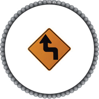 Reverse Turn Ahead