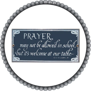 Prayer May Not Be Allowed in School, but It's Welcome at Our Table
