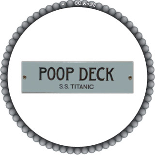 Poop Deck — S.S. Titanic
